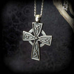 Vintage Trinity Sacred Celtic Cross Necklace: A Divine Symbol of Faith and Heritage