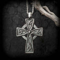 Vintage Trinity Sacred Celtic Cross Necklace: A Divine Symbol of Faith and Heritage