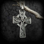 Vintage Trinity Sacred Celtic Cross Necklace: A Divine Symbol of Faith and Heritage