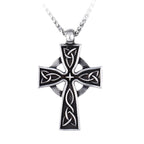 Vintage Trinity Sacred Celtic Cross Necklace: A Divine Symbol of Faith and Heritage