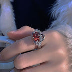 Divine Love & Thorns Ring: An Elegant Emblem of Spiritual Devotion