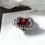 Divine Love & Thorns Ring: An Elegant Emblem of Spiritual Devotion