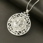 St. Benedict Medal Exquisite Crafted Necklace: A Symbol of Faith & Protection