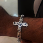 Iron & Faith Men's Bracelet: Strength and Redemption in Every Link