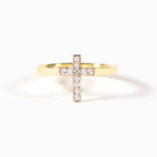 925 Silver Cross & "Trust God" Ring: Symbols of Hope