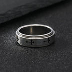 Minimalist Cross Ring: The Interweaving of Faith and Fashion