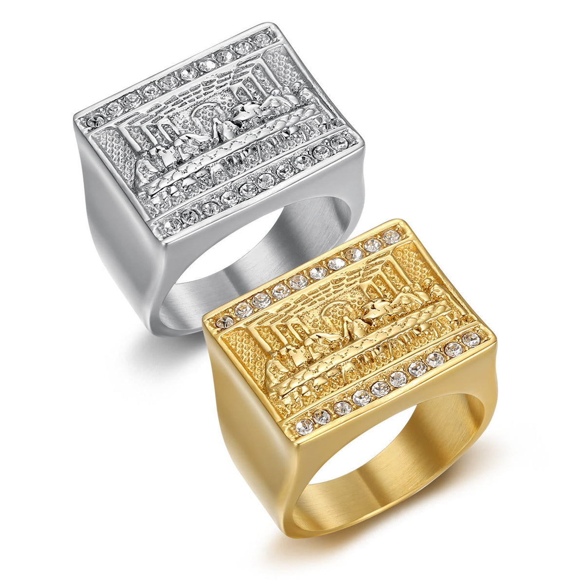 2 Colors Vintage&Classic The Last Supper Ring: A Symbol of Devotion and Heritage