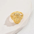 The Vintage&Classic Style Our Lady of Guadalupe Ring: A Timeless Tribute to Faith and Elegance