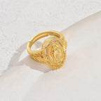 The Vintage&Classic Style Our Lady of Guadalupe Ring: A Timeless Tribute to Faith and Elegance