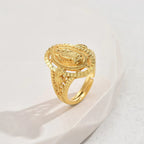 The Vintage&Classic Style Our Lady of Guadalupe Ring: A Timeless Tribute to Faith and Elegance