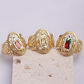 3colors Our Lady of Guadalupe Ring: Understated Elegance Meets Timeless Symbolism
