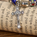Handcrafted Blue Cloisonné Beads Divine Blessing Bracelet: A Symbol of Faith