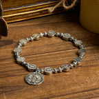 St. Benedict Crucifix Rose Bracelet: Timeless Christian Accessory for Daily Faith Expression