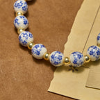 Our Lady Medal & Cross Floral-Inspired Bracelet: Faith Meets Style