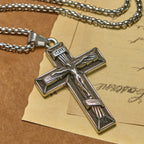 Retro Classic Style Crucifix Pendant Necklace: A Faithful Emblem