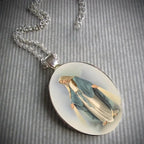 Pray Virgin Mary Blessed Pendant Miraculous Medal Necklace
