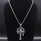 Retro Style Antique Sacred Crucifix with Dove of the Holy Spirit & Veni Creator Spiritus