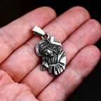 Classic Jesus with Crown of Thorns Cross Pendant Necklace: Soul Meets Blessing