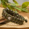 Vintage Style Durable Handcrafted Paracord St. Benedict Bracelet