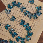 Wings of Devotion Shimmering Blue Butterfly Prayer Bracelet, Animal Rosary