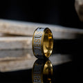 Titanium Steel Ring with Laser engraving "JESUS"