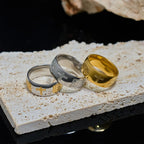Two-tone Golden JESUS & Cross Symbol Blessed Ring