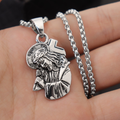 Classic Jesus with Crown of Thorns Cross Pendant Necklace: Soul Meets Blessing