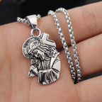 Classic Jesus with Crown of Thorns Cross Pendant Necklace: Soul Meets Blessing