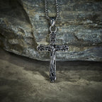 Classic Stainless Steel Ornate Cross Necklace: A Profound Symbol of Faith