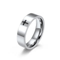 Two - Color Minimalist Cross Rings: Faith - Inspired Fashion