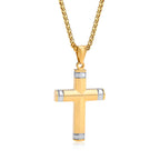 Multi - Color Cross Necklace with Scripture: Personalized Faith Wear
