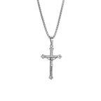 Tri - Color Jesus Crucifix Necklace: A Fusion of Faith and Stylish Hues