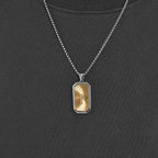 Stylish Two - Tone Cross Necklace: Four Faith - Inspired Designs
