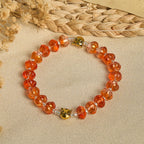 Sacred Pumpkin Beads Autumn Prayer Bracelet: Harvest Grace and Joy