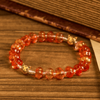 Pumpkin - Shaped Beads Rosary, Bracelet