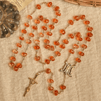 Pumpkin - Shaped Beads Rosary, Bracelet