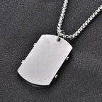 Stainless Steel Tri - Color Serenity Prayer Cross Necklace: Timeless Devotion