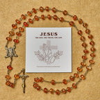 Thanksgiving Gift: Sacred Pumpkin Beads Rosary | Honoring God’s Grace in the Form of a Pumpkin