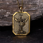 Faith Warrior St.Michael the Archangel Necklace: Strength in Every Battle