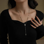Our Lady's Blessings of Slim Rosary-Style Necklace, Bracelet