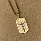 Modern Layered Faith Lord's Prayer Crucifix Necklace: Multicolor devotion