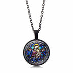Choose Your Blessing Radiant Faith Necklace: Madonna with Child or Roses of Guadalupe