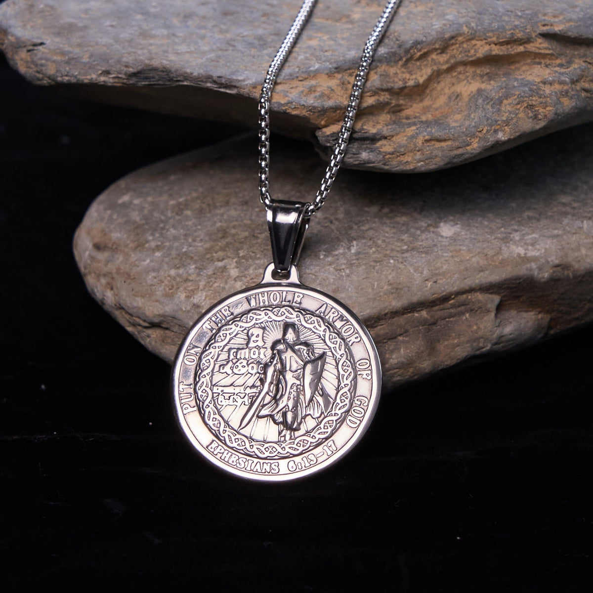 Armor of God Pendant Necklace: Spiritual Protection & Timeless Devotion