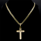 Statement Cross Necklace: Bold Craft & Spiritual Symbol for Faith-Driven Style