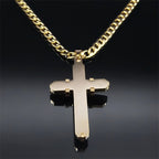 Statement Cross Necklace: Bold Craft & Spiritual Symbol for Faith-Driven Style