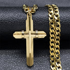 Statement Cross Necklace: Bold Craft & Spiritual Symbol for Faith-Driven Style
