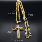Statement Cross Necklace: Bold Craft & Spiritual Symbol for Faith-Driven Style