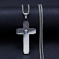 Scripture Cross Pendant Necklace: Biblical Verse & Faithful Devotion