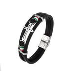 Cross Leather Bracelet: Rugged Faith & Stylish Devotion for Daily Wear