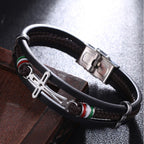 Cross Leather Bracelet: Rugged Faith & Stylish Devotion for Daily Wear